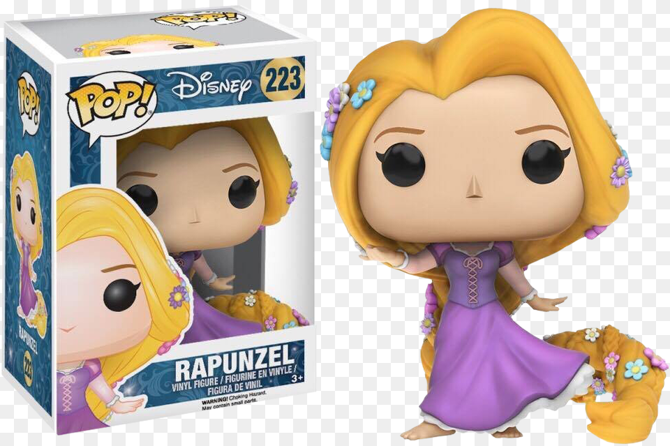 Funko Pop Rapunzel, Doll, Toy, Baby, Person Free Png