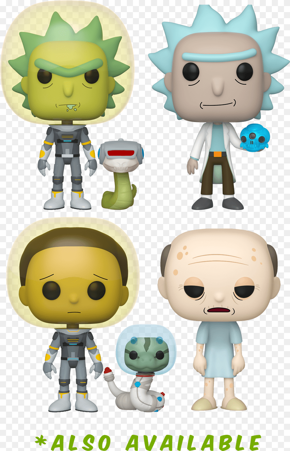 Funko Pop Rick And Morty Rick And Morty Snake Jazz, Baby, Person, Toy, Face Free Png