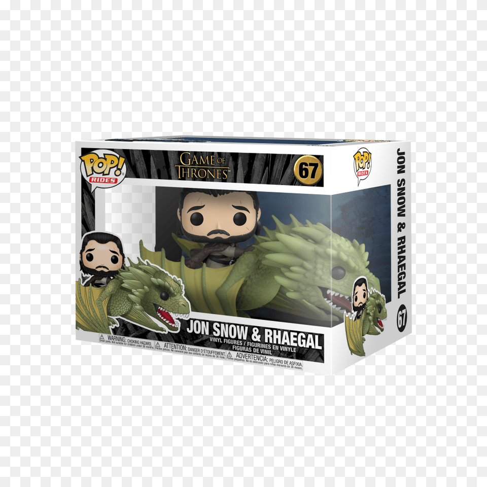 Funko Pop Rides Game Of Thrones Jon Snow Wrhaegal Pop Rides Got Jon Snow W Rhaegal, Face, Head, Person, Adult Png