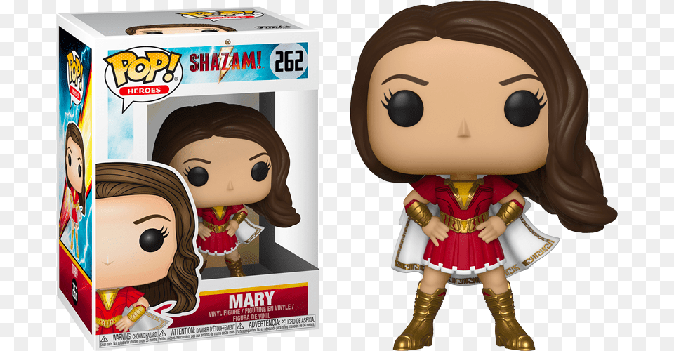 Funko Pop Shazam Movie, Toy, Doll, Baby, Person Png Image