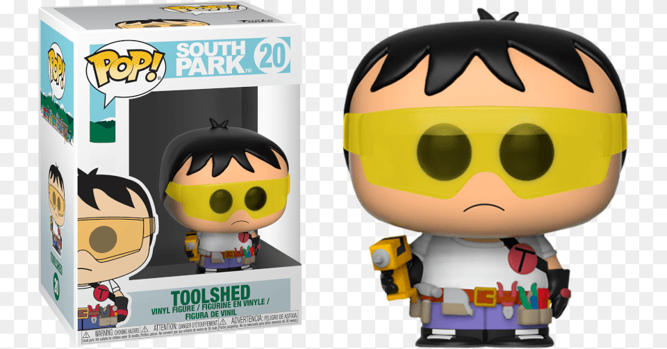 Funko Pop South Park Toolshed, Plush, Toy, Baby, Person Png
