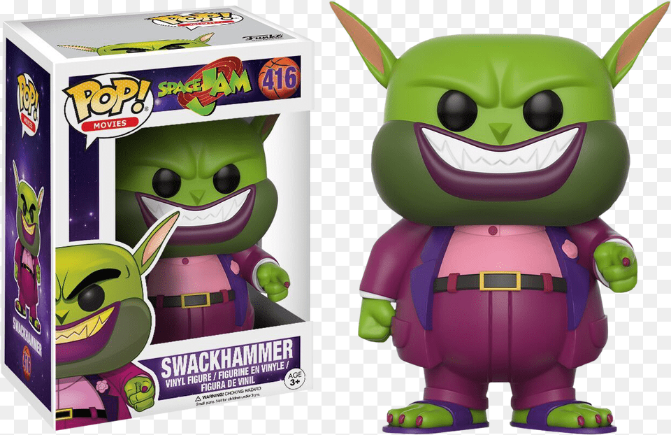 Funko Pop Space Jam Swackhammer Vinyl Space Jam Funko Pop, Toy, Plush Free Png