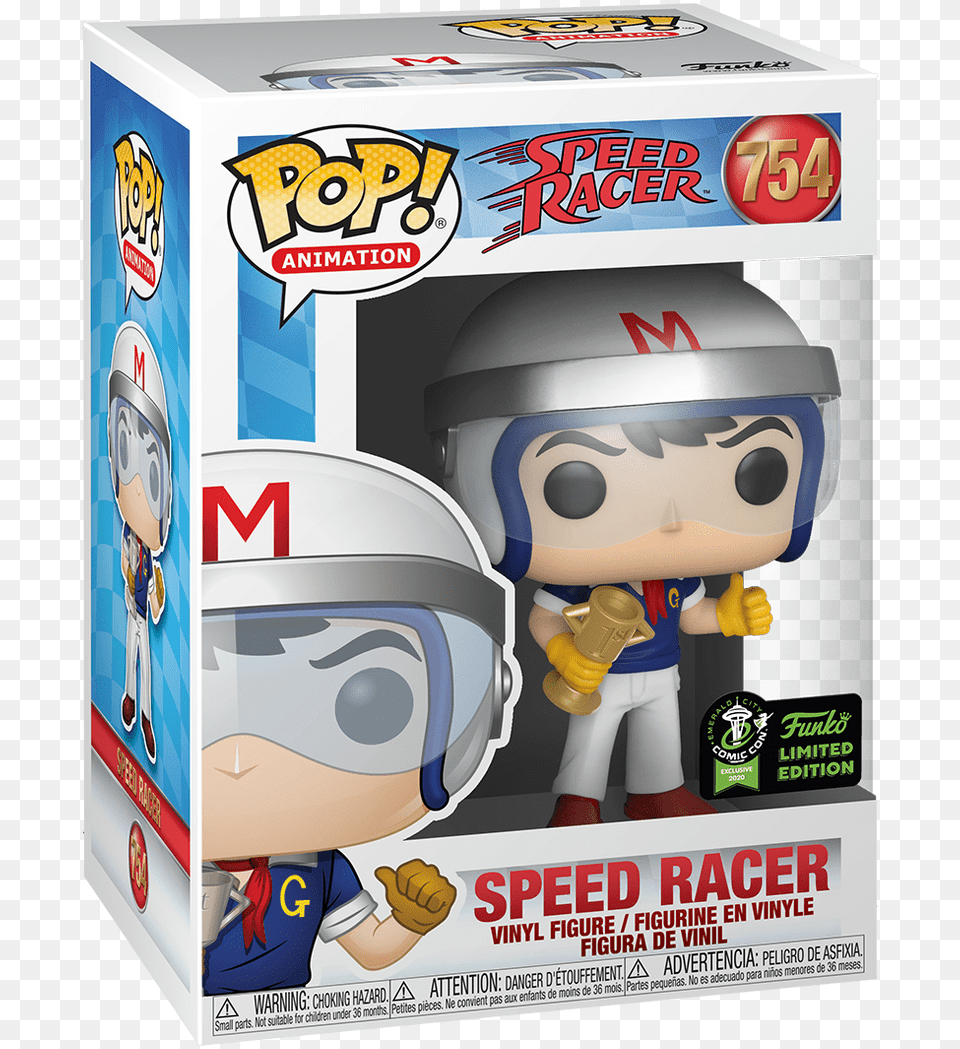 Funko Pop Speed Racer, Helmet, Baby, Person, Face Free Png