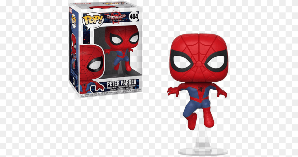 Funko Pop Spiderman Into The Spider Verse, Alien, Baby, Person, Robot Png Image