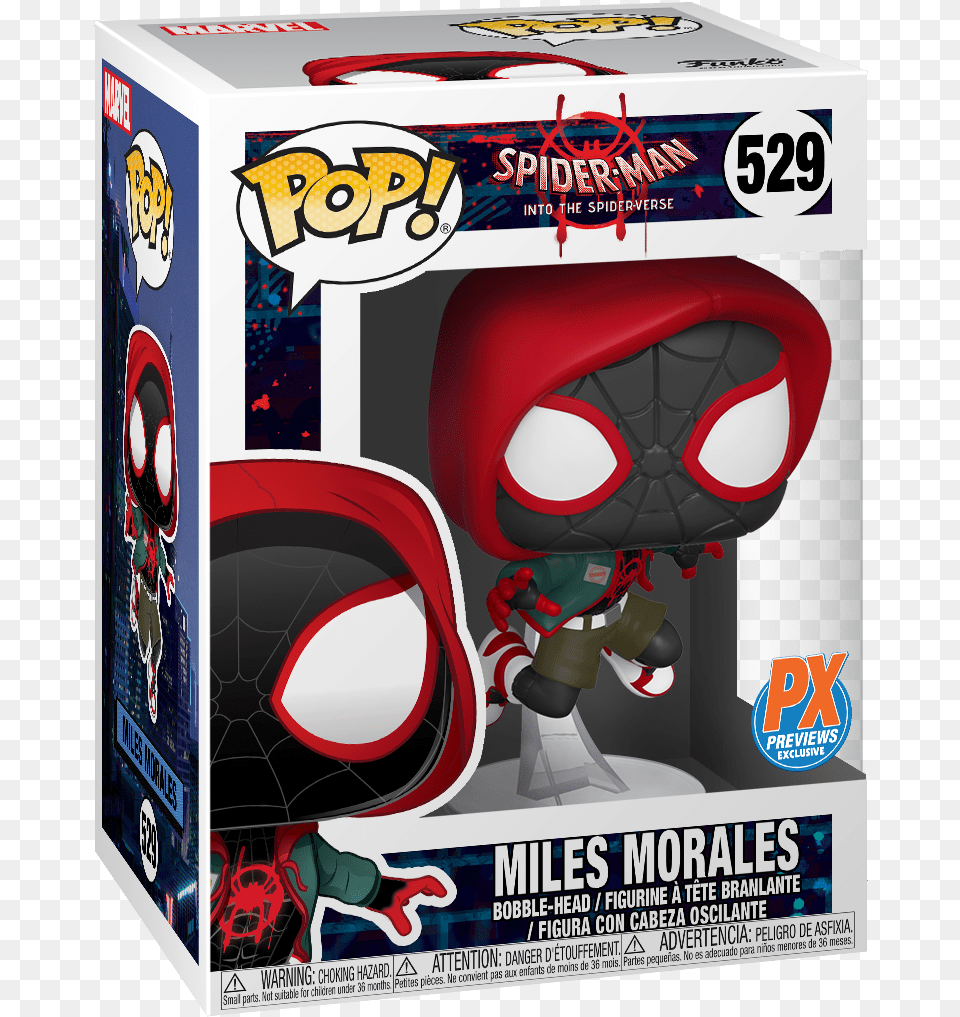 Funko Pop Spiderman Miles Morales, Helmet Png