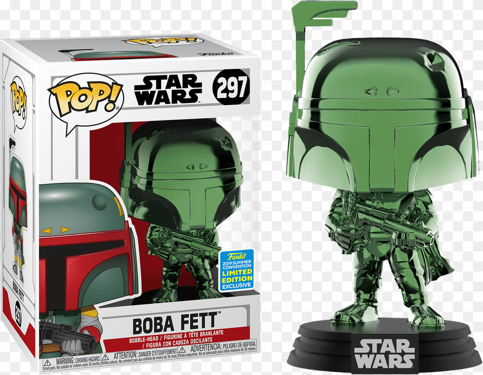 Funko Pop Star Wars Boba Fett, Helmet Free Transparent Png