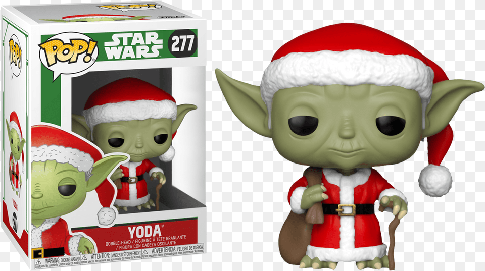 Funko Pop Star Wars Christmas, Elf, Plush, Toy, Baby Free Png Download