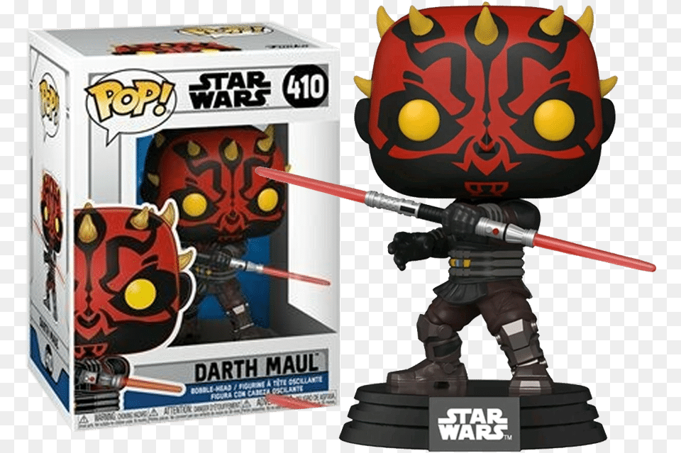 Funko Pop Star Wars Clone Darth Maul 410 Star Wars Funko Pop, Baby, Person, Animal, Horse Png Image