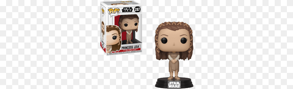 Funko Pop Star Wars Ewok Village Leia 2 Funko Pop Leia Star Wars, Baby, Person, Figurine, Toy Free Png