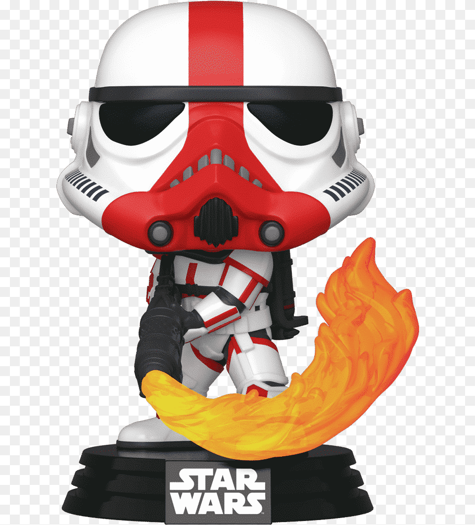 Funko Pop Star Wars Incinerator Trooper Funko Pop, Helmet, Clothing, Hardhat, Toy Png Image