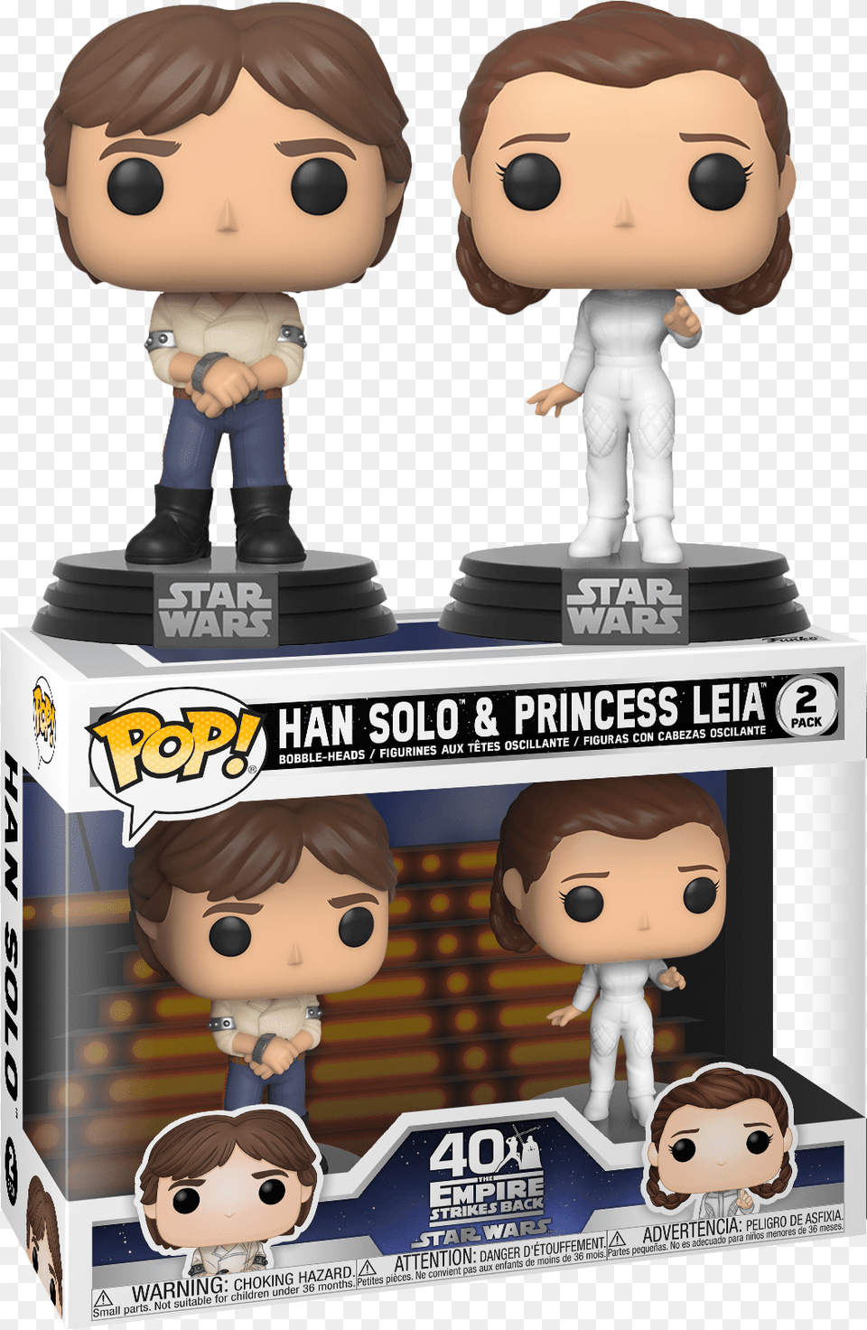 Funko Pop Star Wars Leia, Baby, Doll, Person, Toy Free Png
