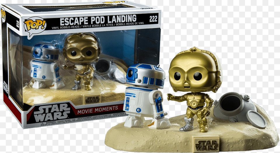 Funko Pop Star Wars Movie Moments, Toy, Robot, Face, Head Free Png Download