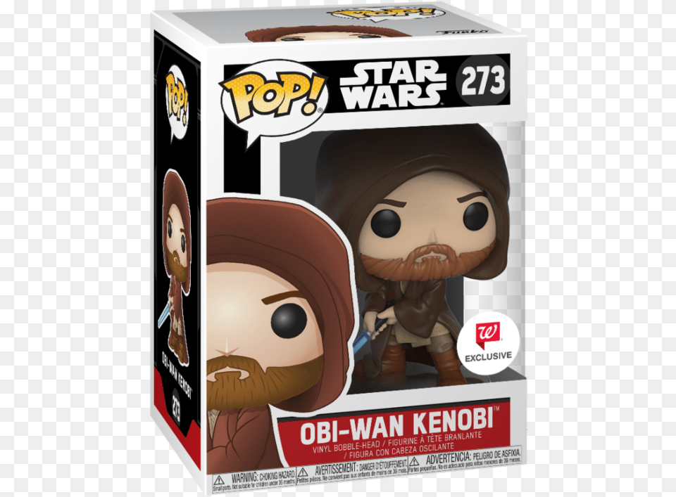 Funko Pop Star Wars Obi Wan Kenobi, Box, Baby, Person, Face Free Png Download