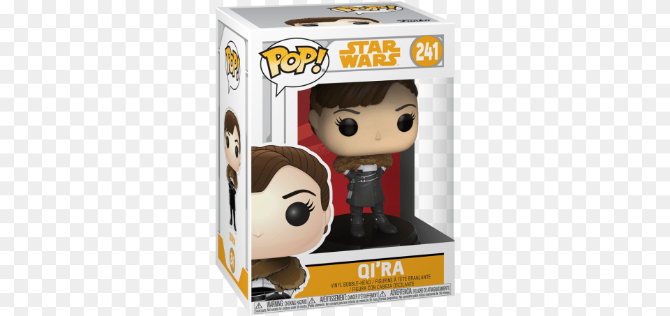 Funko Pop Star Wars Qi Ra, Baby, Person, Box, Face Free Png