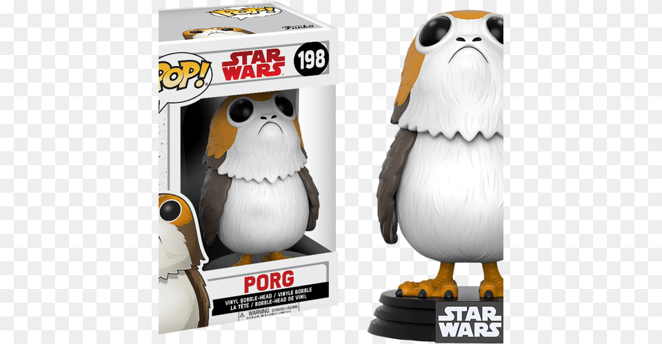 Funko Pop Star Wars The Last Jedi Porg, Animal, Beak, Bird, Figurine Free Png