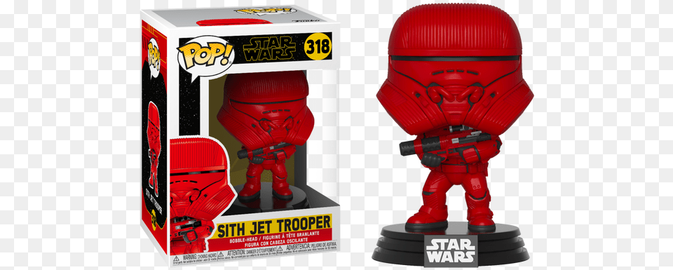 Funko Pop Star Wars The Rise Of Skywalker Sith Jet Trooper Funko Pop, Robot Free Transparent Png