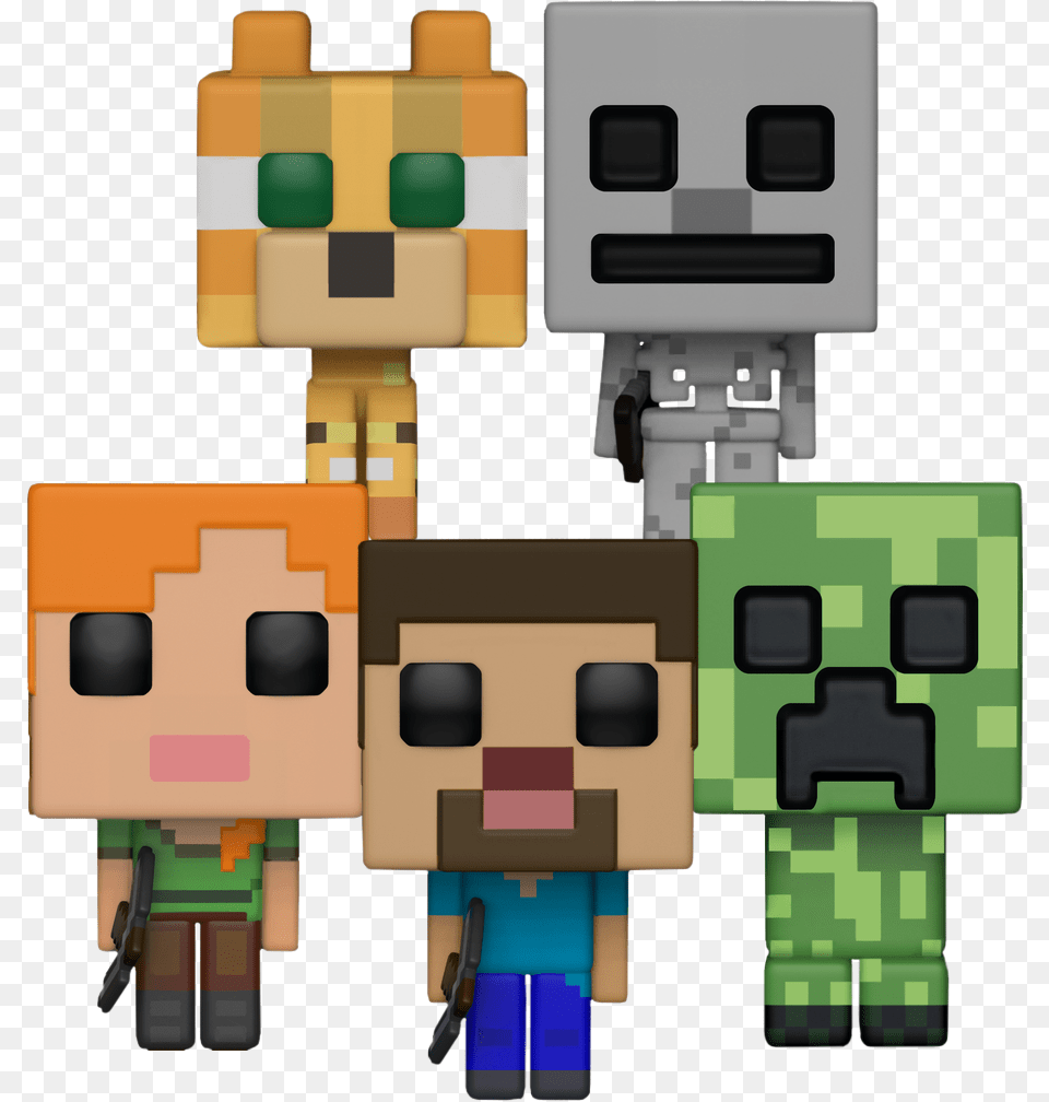 Funko Pop Steve Minecraft, Robot Free Png Download