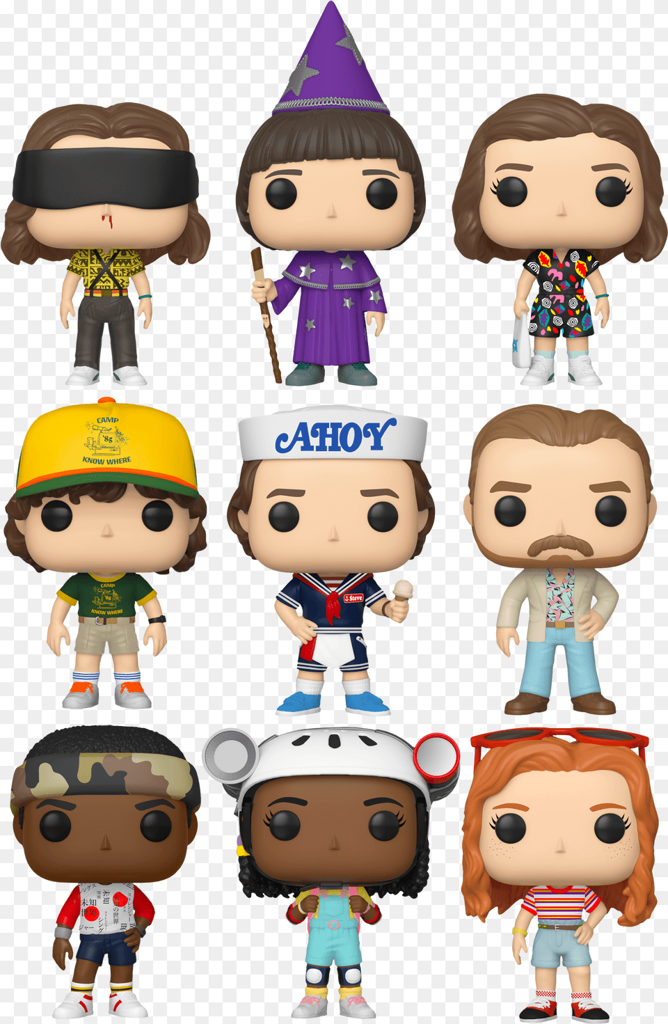 Funko Pop Stranger Things, Clothing, Hat, Baby, Person Free Png Download