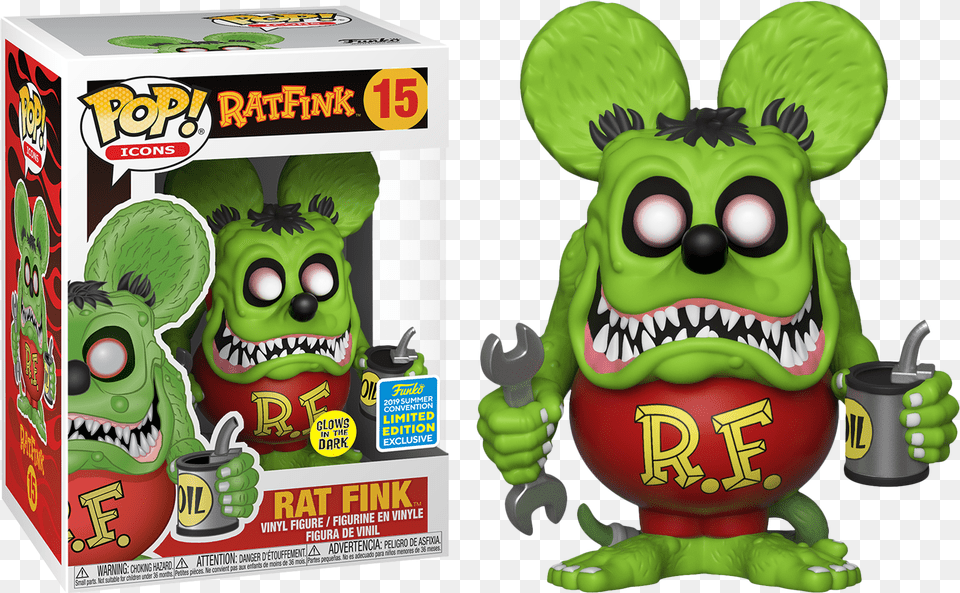 Funko Pop Summer Convention 2019 Rat Fink Pop, Toy, Plush Png Image