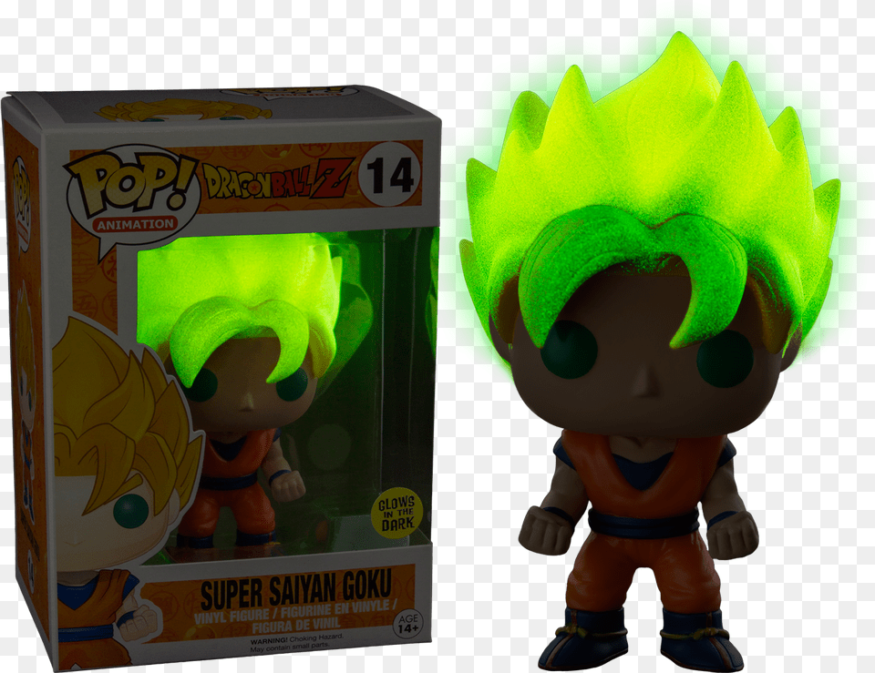 Funko Pop Super Saiyan Goku Glow, Baby, Person, Face, Head Free Transparent Png