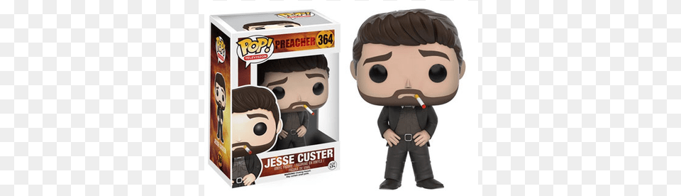 Funko Pop Television Preacher Pop Figure, Plush, Toy Png Image