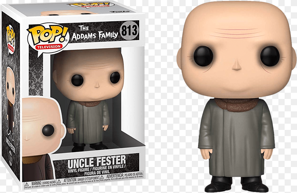 Funko Pop The Addams Family 1964 Uncle Fester 813 Pop Joker Death Of The Family, Doll, Toy, Baby, Person Free Png Download