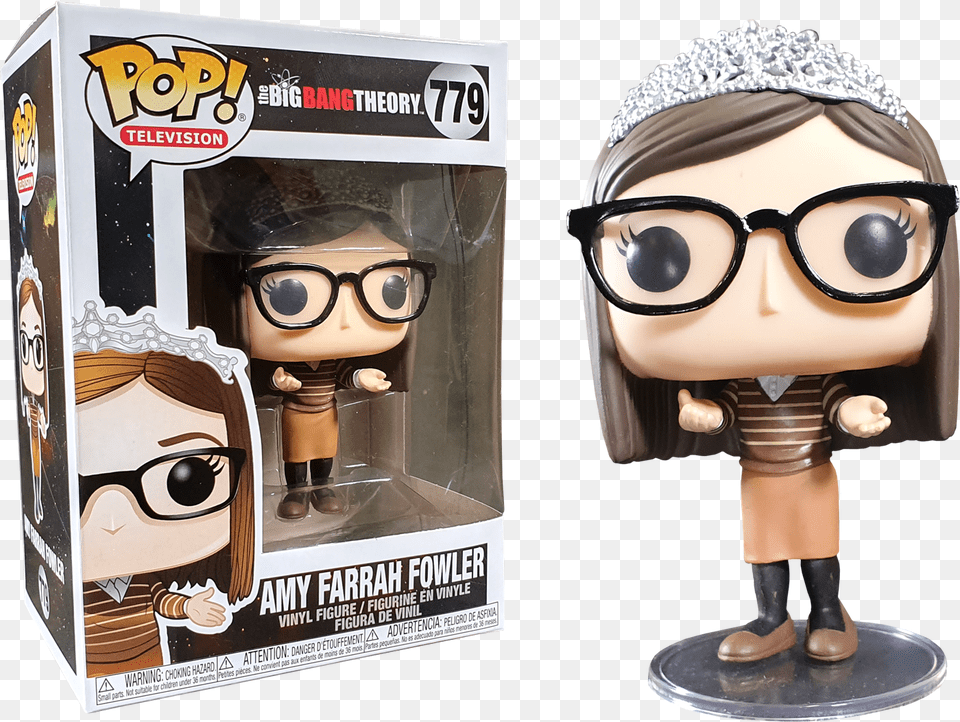 Funko Pop The Big Bang Theory, Accessories, Glasses, Figurine, Person Png