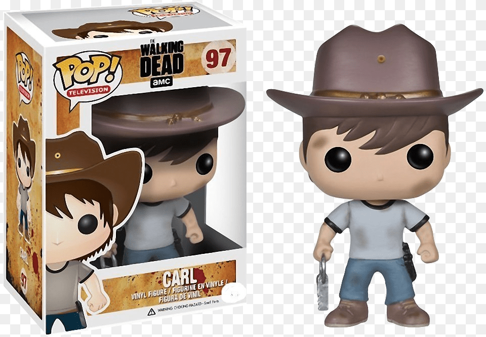 Funko Pop Tv The Walking Dead Series 4 Carl Action Walking Dead Funko Pop Carl, Baby, Person, Face, Head Free Png Download