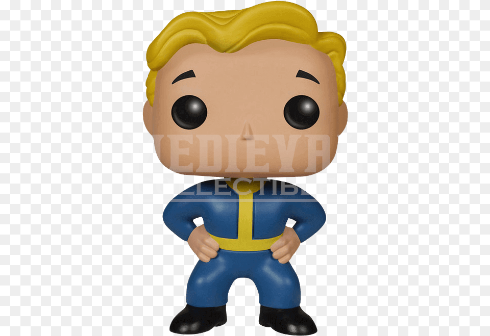 Funko Pop Vault Boy, Figurine, Baby, Person, Toy Free Png