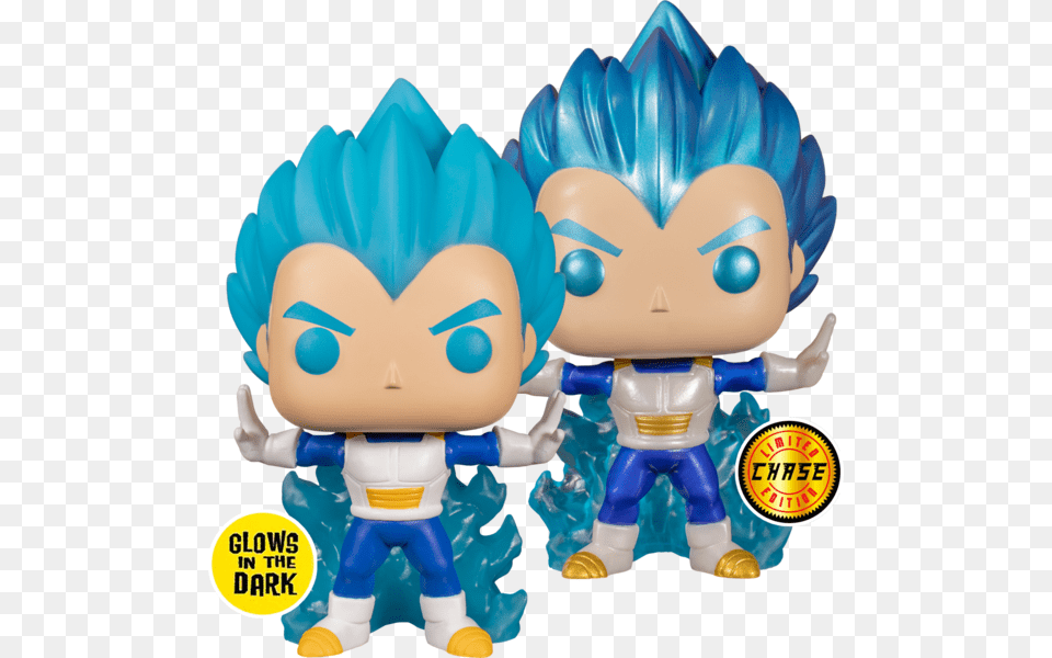 Funko Pop Vegeta Powering Up Chase, Baby, Person, Toy, Doll Png Image