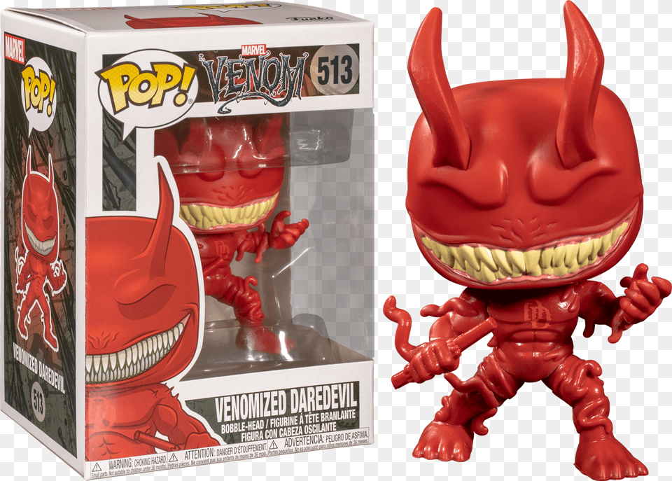 Funko Pop Venomized Daredevil, Toy, Baby, Person Png