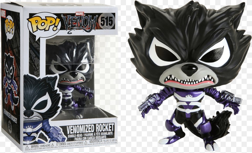 Funko Pop Venomized Rocket, Toy, Person Free Transparent Png