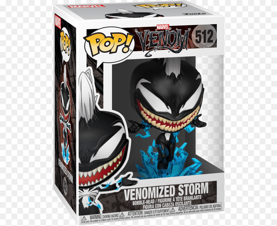 Funko Pop Venomized Storm, Book, Comics, Publication, Helmet Free Transparent Png