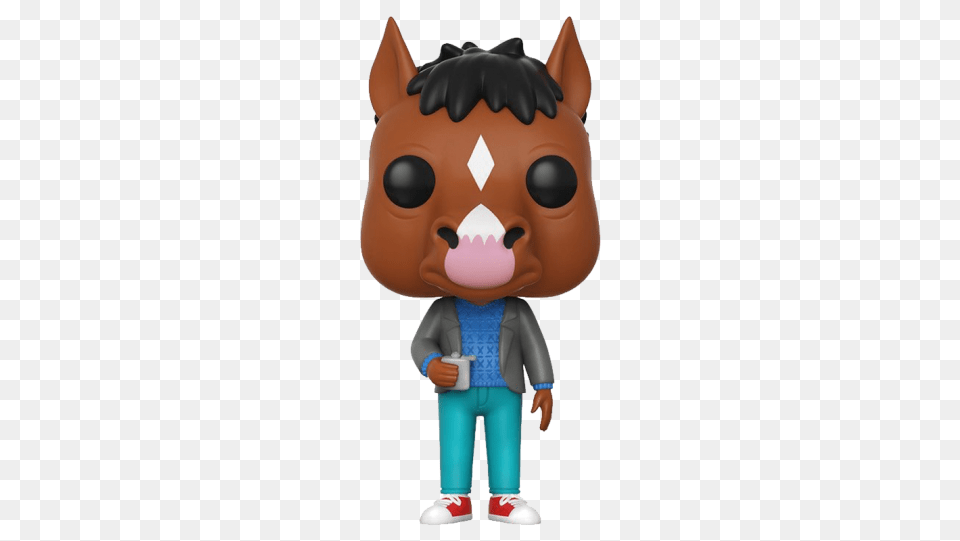 Funko Pop Vinyl Bojack Horseman, Figurine, Toy, Face, Head Free Png Download