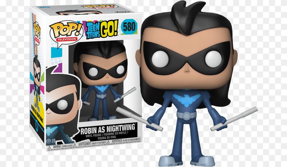 Funko Pop Vinyl Funko Pop Robin As Nightwing, Toy, Baby, Person, Face Free Transparent Png