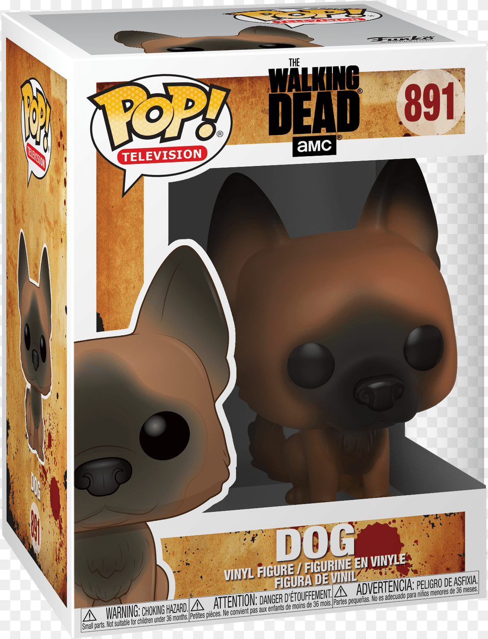 Funko Pop Walking Dead Dog, Box, Cardboard, Carton, Person Free Transparent Png