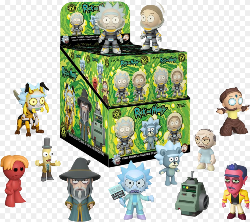 Funko Rick And Morty Mystery Minis, Toy, Adult, Baby, Female Free Png Download