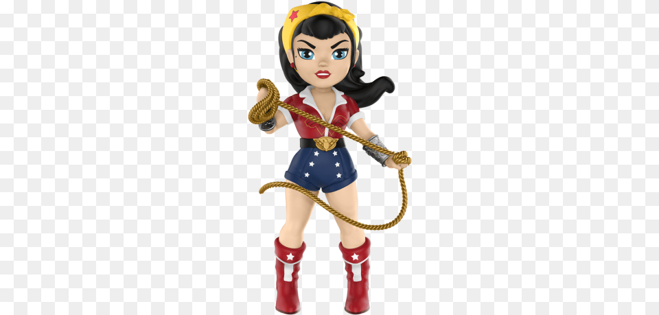 Funko Rock Candy Bombshells Wonder Woman, Rope, Baby, Person, Book Png