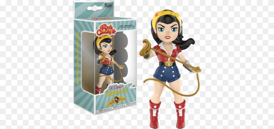 Funko Rock Candy Dc Bombshells, Figurine, Person, Baby, Comics Png