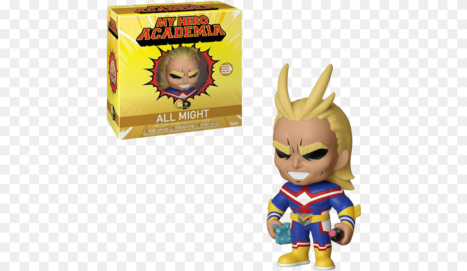 Funko Star 5 My Hero Academia All Might, Baby, Person, Face, Head Free Png
