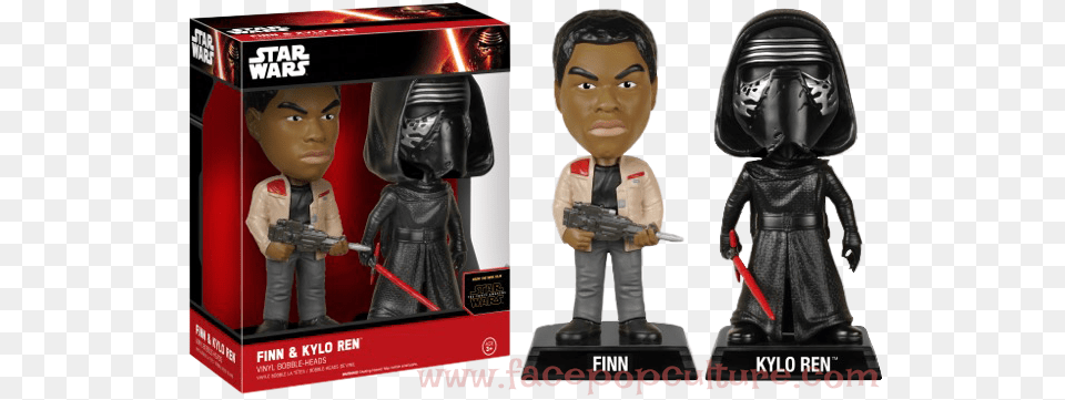 Funko Star Wars Ep7 The Force Awakens Finn And Kylo Funko Mini Figures Star Wars Episode Vii Wacky Wobblers, Figurine, Adult, Person, Woman Free Transparent Png