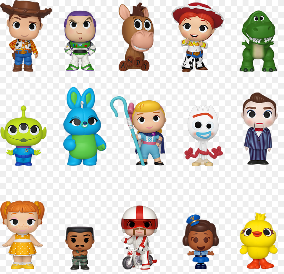 Funko Toy Story 4 Mystery Minis Blind Box Toy Story 4 Funko Mystery Minis, Doll, Baby, Person, Face Png