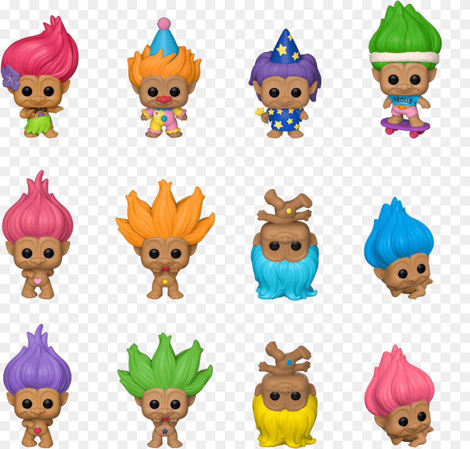 Funko Trolls, Baby, Person, Toy, Doll Png Image