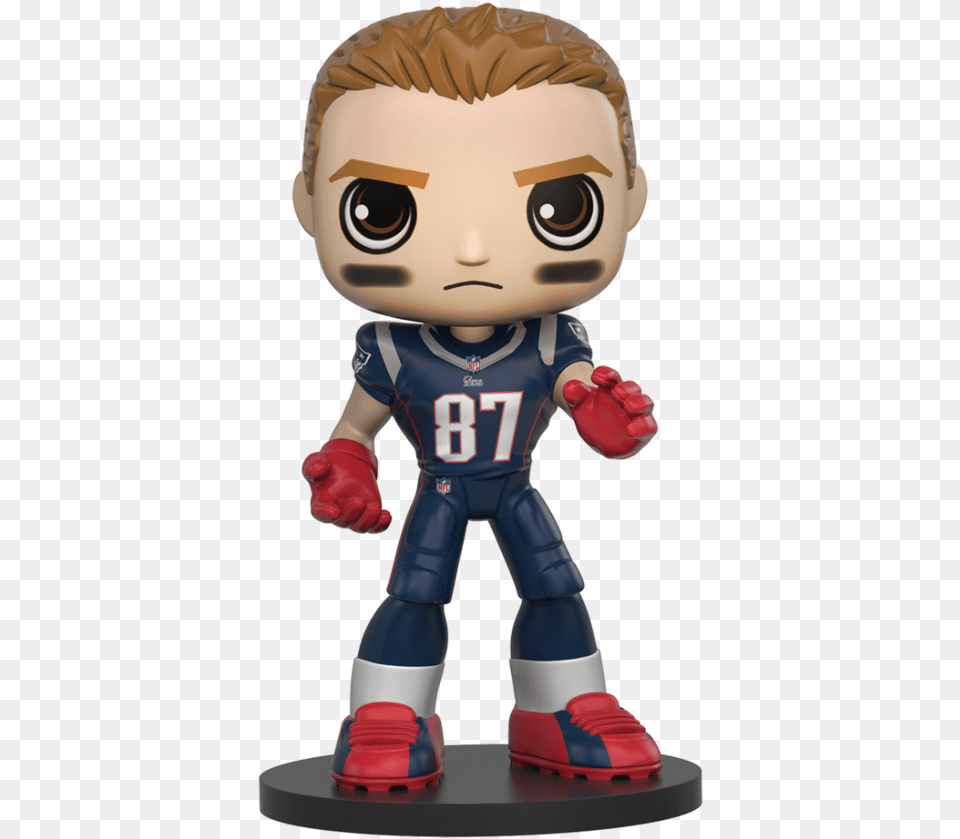 Funko Wobbler Nfl Rob Gronkowski Action Figure, Clothing, Glove, Baby, Person Free Png