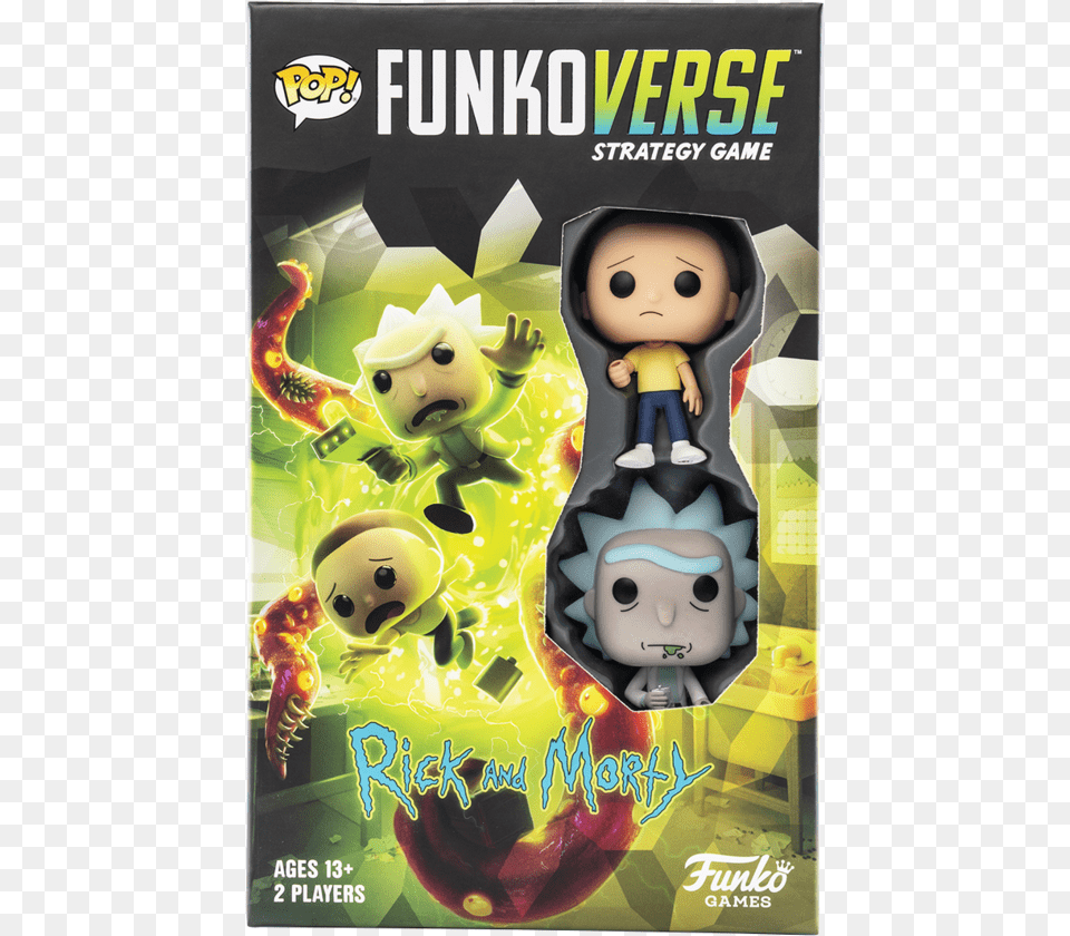 Funkoverse Rick And Morty, Advertisement, Poster, Doll, Toy Png Image
