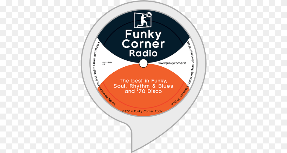 Funky Corner Radio Circle, Disk, Advertisement, Person, Poster Png