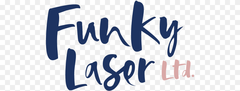 Funky Laser Calligraphy, Handwriting, Text Free Png Download