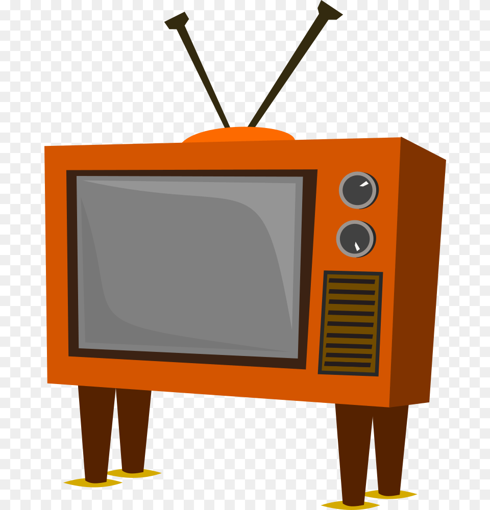 Funky Old Tv Tv Clipart, Computer Hardware, Electronics, Hardware, Monitor Free Transparent Png