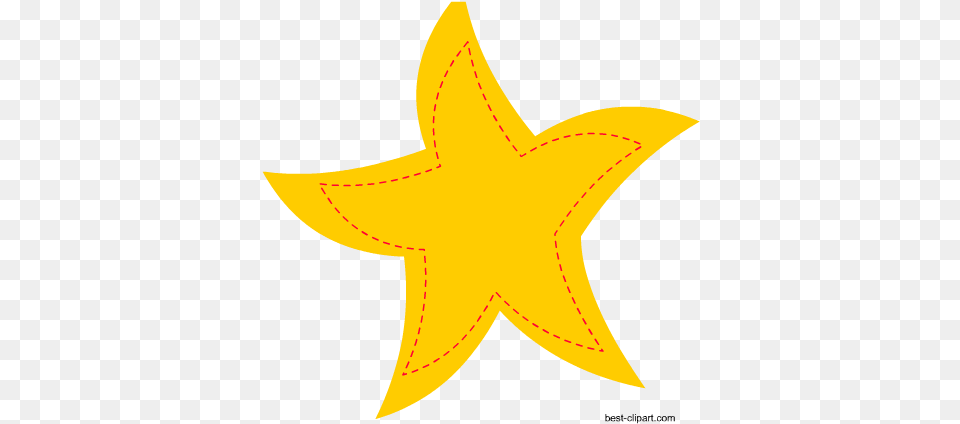 Funky Yellow Star Clip Art Image Funky Star Clip Art, Star Symbol, Symbol, Animal, Fish Free Transparent Png