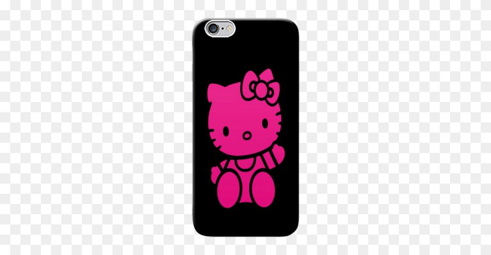 Funkytradition Hello Kitty Black And Pink Designer Back Case Cover, Electronics, Mobile Phone, Phone Png